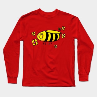 Just Bean Happy - Happy Bee Long Sleeve T-Shirt